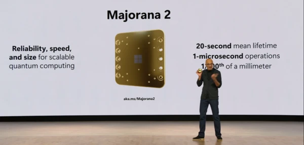 Majorana 2, chip cuántico de Microsoft